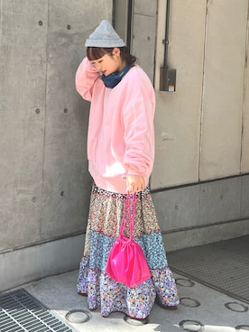 ゆ な ま る。 さん(レディース・151cm)の春コーディネート