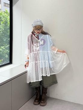 ゆ な ま る。 さん(レディース・151cm)の夏コーディネート