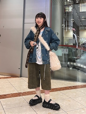 「CIAOPANIC（チャオパニック）のアイテム」を使った、ゆ な ま る。 さん（レディース・151cm）の秋コーディネート
