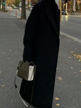 「ZARA（ザラ）のアイテム（バッグ、グリーン系）」を使った、.さん（レディース・159cm）の秋コーディネート