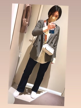 りなこさんの（GU | ジーユー）を使ったコーディネート