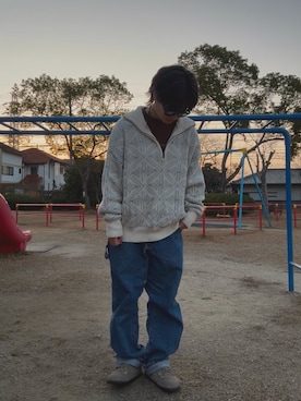 「Wrangler（ラングラー）のアイテム」を使った、トミイさん（レディース・161cm）の冬コーディネート