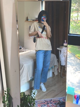 「LARTIGENT（ラーティゼン）のアイテム」を使った、^•^Irisさん（レディース・170cm）の夏コーディネート