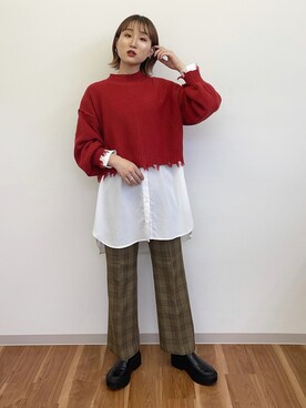 ちゃんおのさん(レディース・166cm)の秋コーディネート