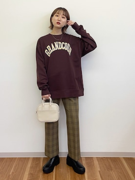 「ブーツスタイル」｜「アイテム（その他シューズ）」を使った、ちゃんおのさん（レディース・166cm）の秋コーディネート