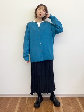 「ブーツスタイル」｜「アイテム（その他シューズ）」を使った、ちゃんおのさん（レディース・166cm）の秋コーディネート
