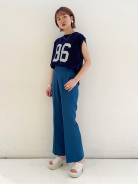 ちゃんおのさん（レディース・166cm）の夏コーディネート