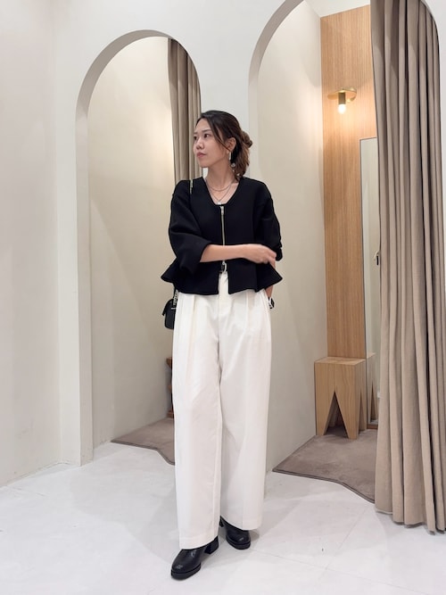 ペプラムジップカーディガン（カーディガン/ボレロ）｜CAPRICIEUX LE