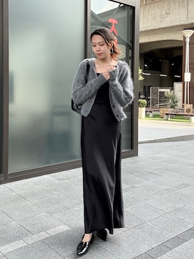 「アイテム（キャミソール）」を使った、mori_lemageさん（レディース・167cm）の秋コーディネート