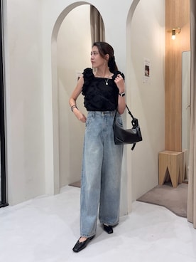 「アイテム（パンプス）」を使った、mori_lemageさん（レディース・167cm）の夏コーディネート