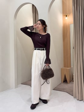 「GERMAN TRAINER（ジャーマントレーナー）のアイテム」を使った、mori_lemageさん（レディース・167cm）の秋コーディネート