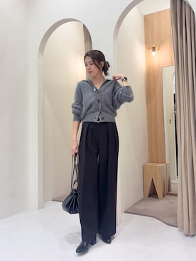 「アイテム（ベルト）」を使った、mori_lemageさん（レディース・167cm）の秋コーディネート