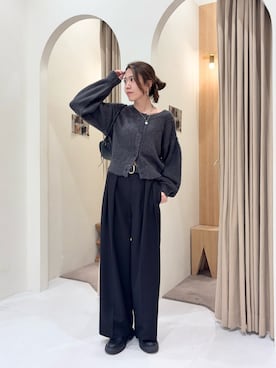 「アイテム（ベルト）」を使った、mori_lemageさん（レディース・167cm）の秋コーディネート