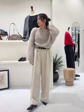 「アイテム（パンプス）」を使った、mori_lemageさん（レディース・167cm）の秋コーディネート