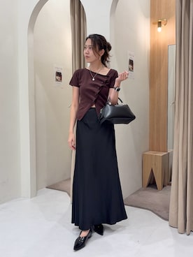 「アイテム（パンプス）」を使った、mori_lemageさん（レディース・167cm）の夏コーディネート