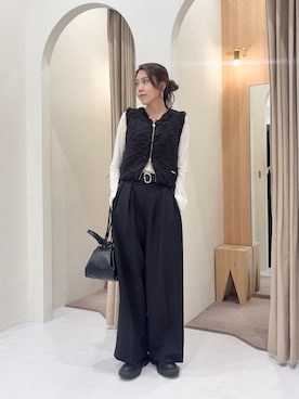 「CAPRICIEUX LE'MAGE（カプリシューレマージュ）のアイテム」を使った、mori_lemageさん（レディース・167cm）の秋コーディネート