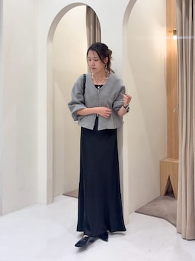 「アイテム（パンプス）」を使った、mori_lemageさん（レディース・167cm）の秋コーディネート
