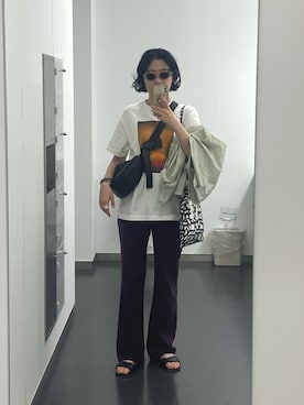 「AURALEE」｜CHARLIEさん（レディース・164cm）の夏コーディネート