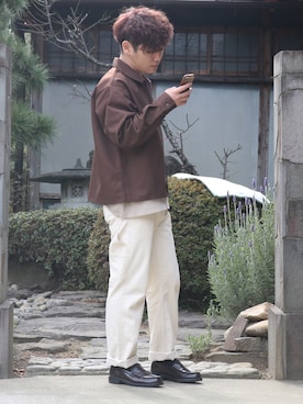 「BEN DAVIS（ベンデイビス）のアイテム（ジャケット/アウター）」を使った、てつさん（メンズ・164cm）の冬コーディネート
