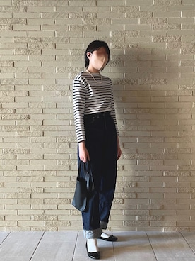 「セントジェームス」｜「アイテム（その他シューズ）」を使った、バルサンさん（レディース・162cm）の春コーディネート