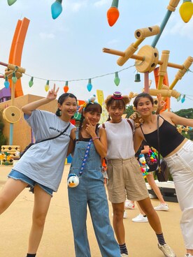 「Disneyland Hongkong」｜hagmin.21さん（レディース・165cm）の秋コーディネート