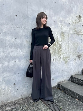 「solleim（ソルレム）のアイテム」を使った、mikiteeさん（レディース・166cm）の春コーディネート