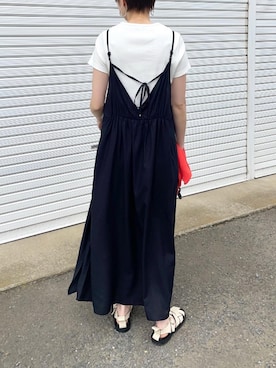 「rectangle（レクタングル）のアイテム（カーディガン/ボレロ）」を使った、mikiteeさん（レディース・166cm）の春コーディネート