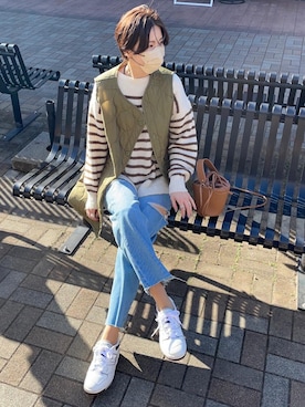 「IEDIT」｜mikiteeさん（レディース・166cm）の冬コーディネート