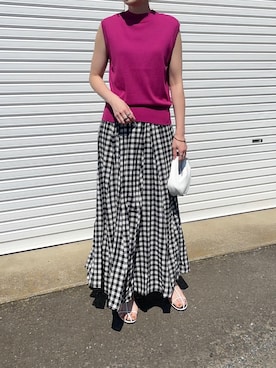 mikiteeさん（レディース・166cm）の夏コーディネート