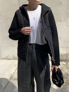 「libelle more（リベル モア）のアイテム（ブルゾン）」を使った、mikiteeさん（レディース・166cm）の秋コーディネート