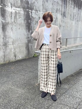 「DAISY（デイジー）のアイテム」を使った、mikiteeさん（レディース・166cm）の秋コーディネート