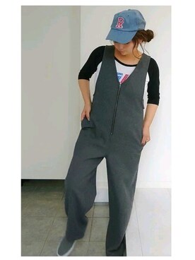 「roial（ロイアル）のアイテム」を使った、nさん（レディース・158cm）の夏コーディネート