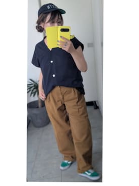 「AMERICAN HOLIC（アメリカンホリック）のアイテム」を使った、nさん（レディース・157cm）の夏コーディネート