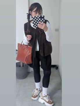 「AMERICAN HOLIC（アメリカンホリック）のアイテム」を使った、nさん（レディース・157cm）の春コーディネート