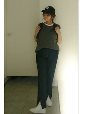 nさん（レディース・158cm）の夏コーディネート