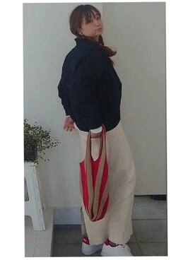 「Chloro sister（クロロシスター）のアイテム」を使った、nさん（レディース・157cm）の冬コーディネート