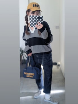 「GEORGE'S（ジョージズ）のアイテム」を使った、nさん（レディース・157cm）の冬コーディネート