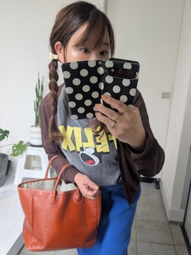 「URBAN RESEARCH（アーバンリサーチ）のFELIX T-shirts（Tシャツ/カットソー、ブラック系）」を使った、nさん（レディース・157cm）の夏コーディネート