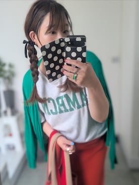 「AMERICANA（アメリカーナ）のアイテム」を使った、nさん（レディース・157cm）の秋コーディネート