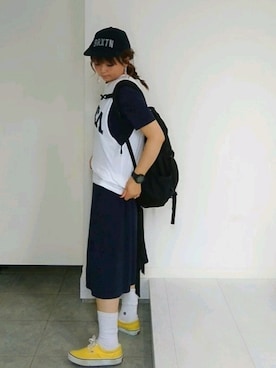 nさん（レディース・158cm）の夏コーディネート