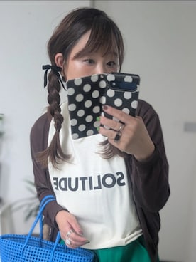 「EKAL（エカル）のアイテム」を使った、nさん（レディース・157cm）の秋コーディネート