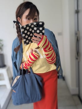 「Green　Parks（グリーンパークス）のアイテム」を使った、nさん（レディース・157cm）の夏コーディネート