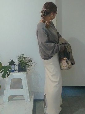 nさん（レディース・157cm）の冬コーディネート