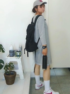 「SUUNTO（スント）のアイテム（アナログ腕時計）」を使った、nさん（レディース・158cm）の秋コーディネート