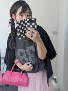 「CIAOPANIC TYPY（チャオパニックティピー）のアイテム（ジャケット/アウター）」を使った、nさん（レディース・157cm）の秋コーディネート