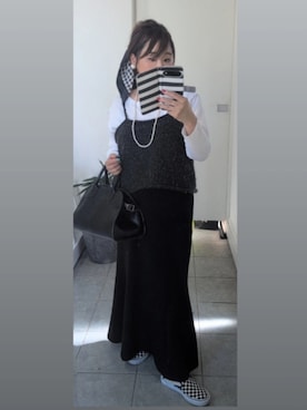 「アイテム（キャミソール）」を使った、nさん（レディース・157cm）の秋コーディネート