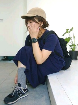 「SUUNTO（スント）のアイテム（アナログ腕時計）」を使った、nさん（レディース・158cm）の秋コーディネート