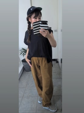 「ap retro（アプレトロ）のアイテム」を使った、nさん（レディース・157cm）の夏コーディネート