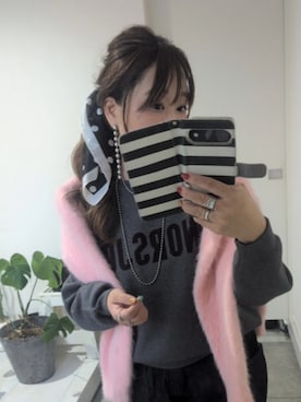 「ap retro（アプレトロ）のアイテム」を使った、nさん（レディース・157cm）の冬コーディネート