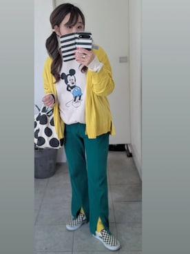 「アイテム（スウェット）」を使った、nさん（レディース・157cm）の秋コーディネート